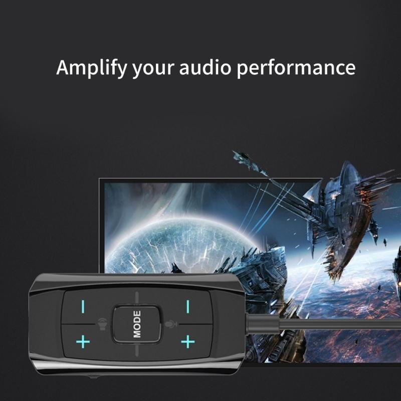 Gaming Headset 7.1 - 652F USB محول الصوت كارت الصوت