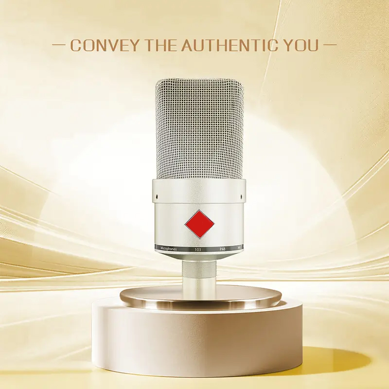 Streaming Mic Condenser - ميكروفون مكثف احترافي بقطر 26 ملم