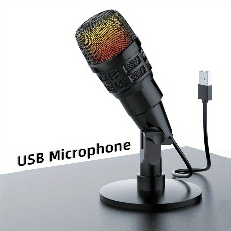 Streaming Mic Condenser - ميكروفون USB للألعاب البث المباشر للبودكاست