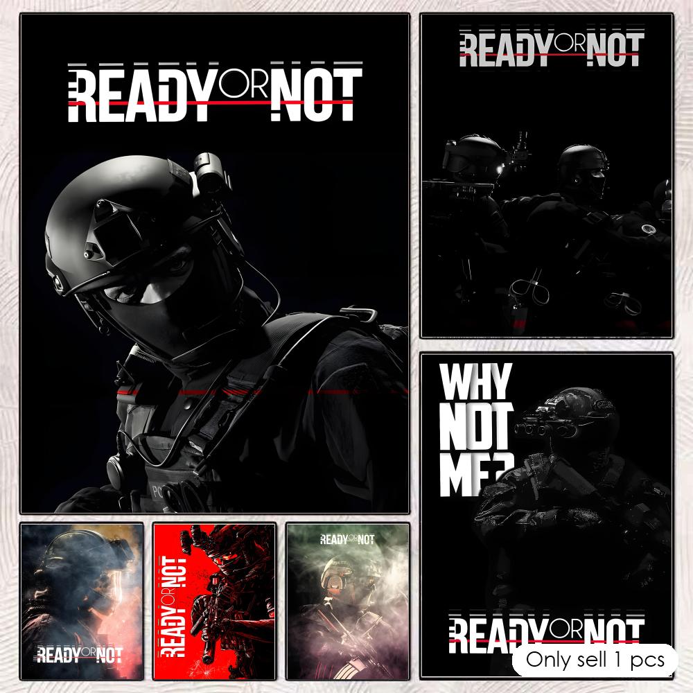 Esports Gaming Lounge - ملصق R-Ready or N-NotS عالي الدقة