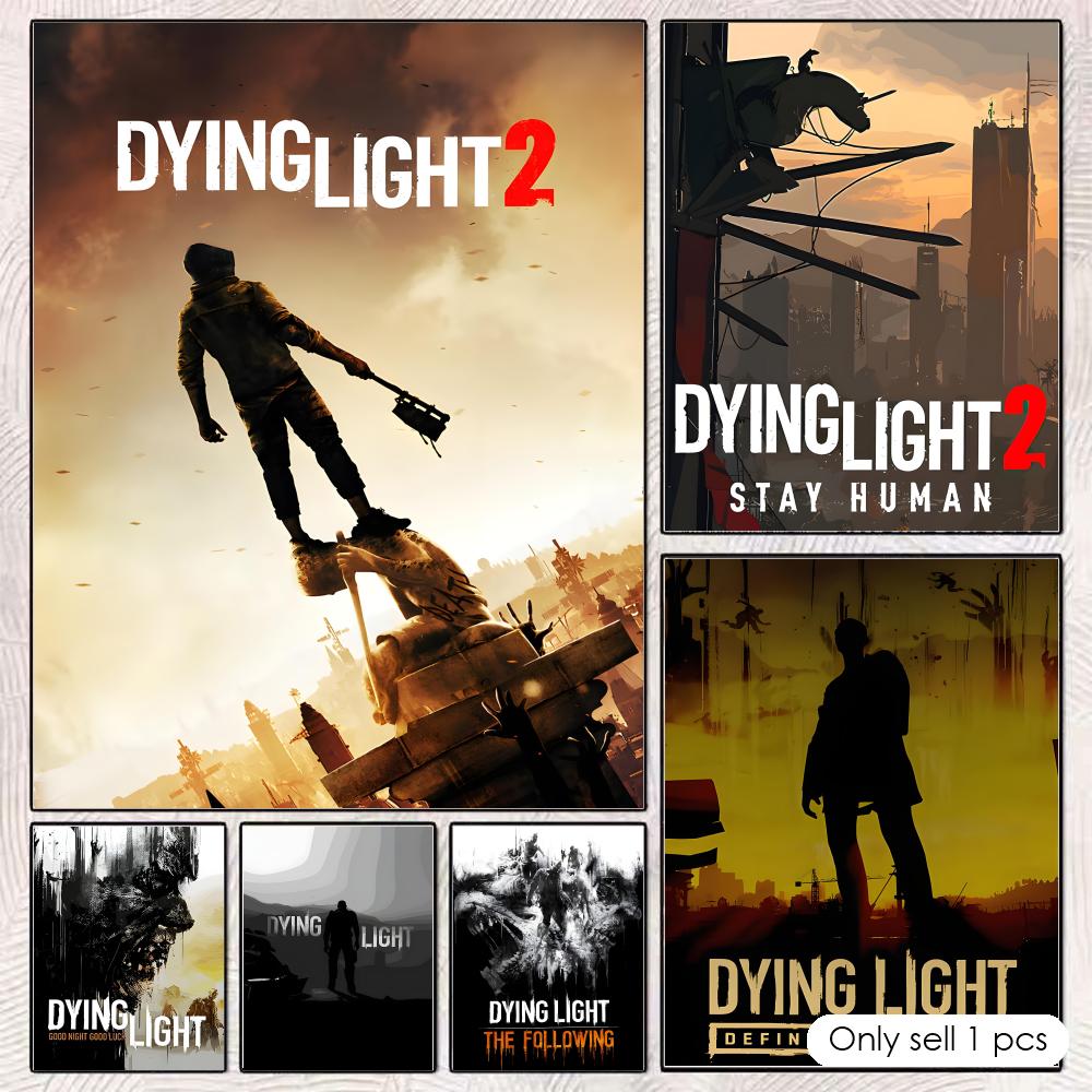 Esports Gaming Lounge - ملصق D-Dying L-LightS عالي الدقة لتزيين