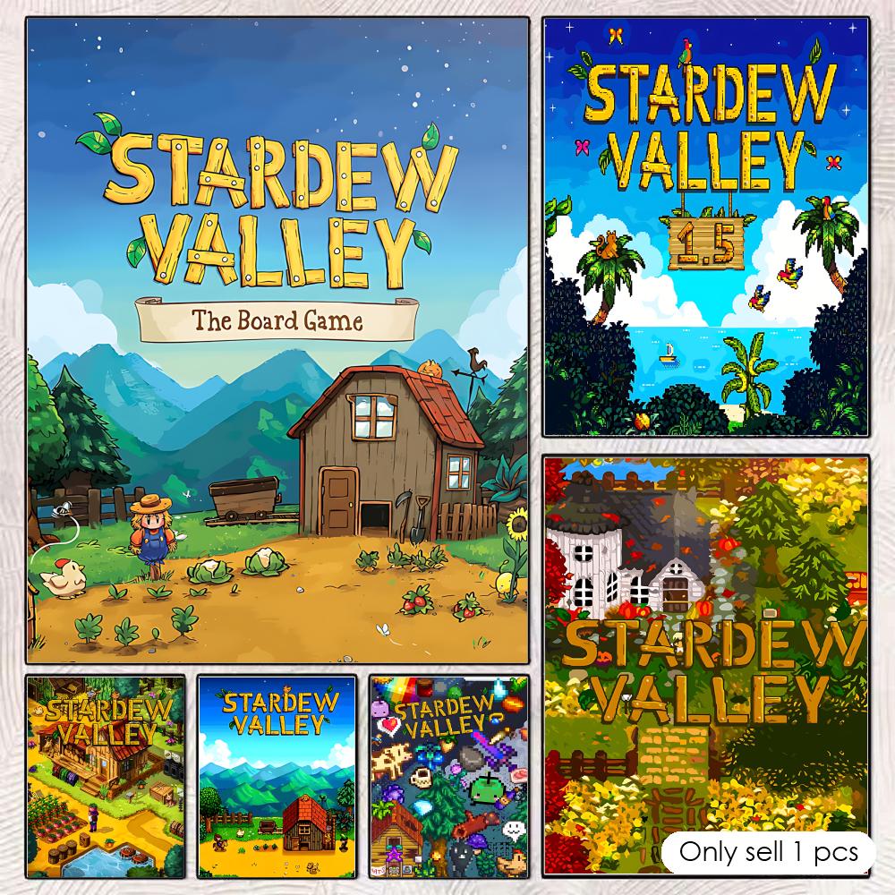 Esports Gaming Lounge - ملصق S-Stardew V-ValleyS عالي الدقة لتزيين