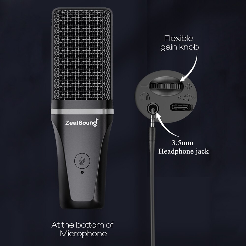 ميكروفون Zealsound RGB مع ذراع - مراجعة Streaming Mic Condenser وسعره