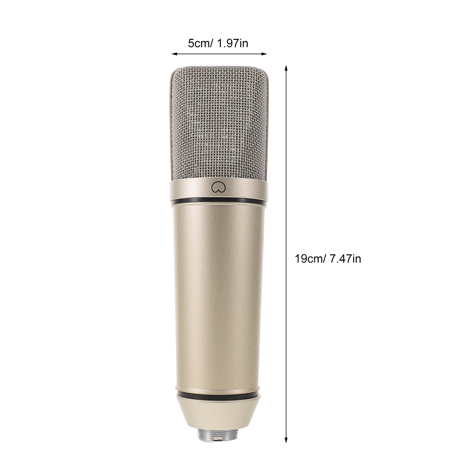 هيكل ميكروفون مكثف معدني XLR ل - مراجعة Streaming Mic Condenser وسعره