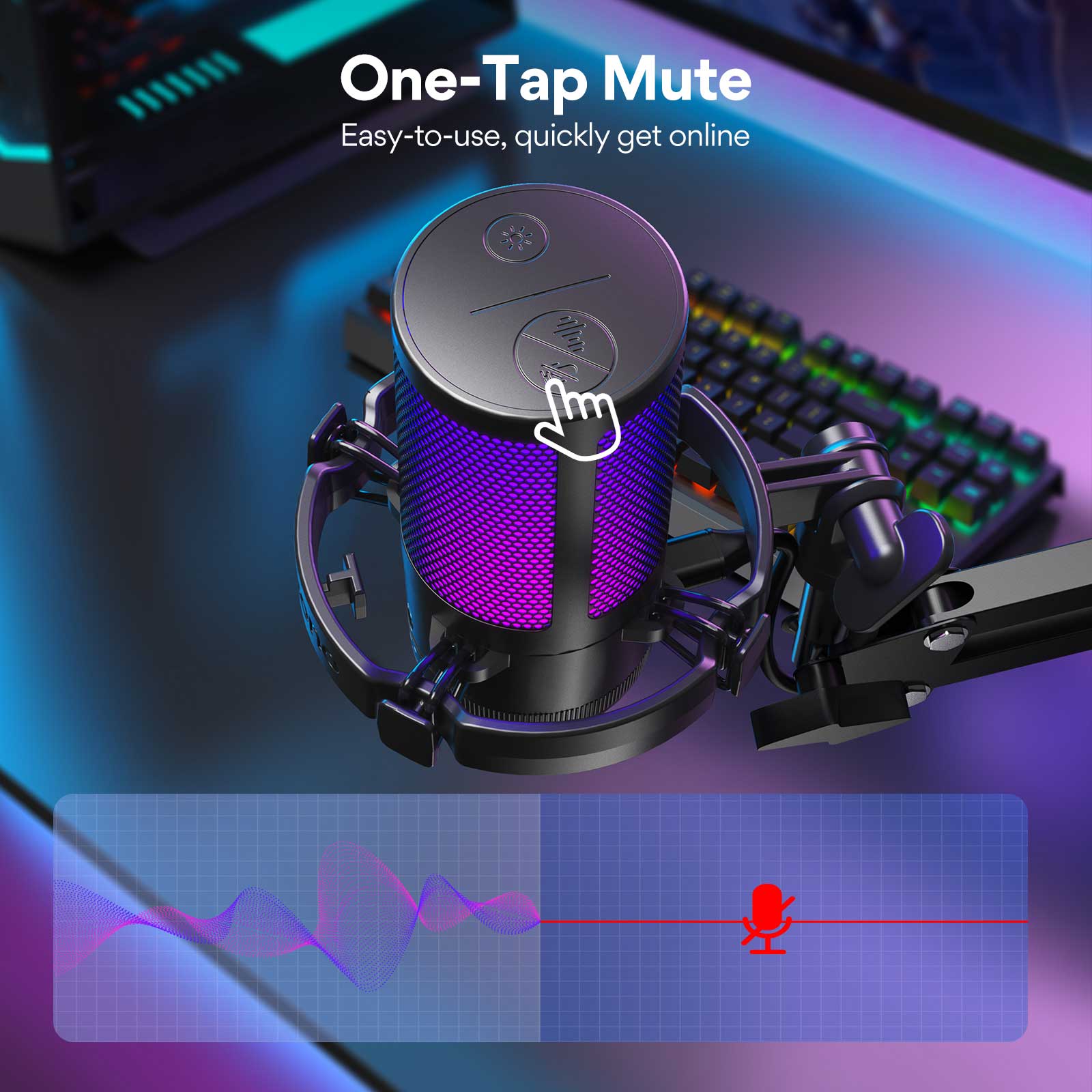 مايكروفون ألعاب USB من MAONO D - مراجعة Streaming Mic Condenser وسعره